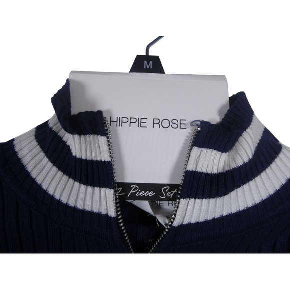 Hippie Rose Women's Knit 2 PC Pleated Tennis Set Size M - Picture 5 of 12